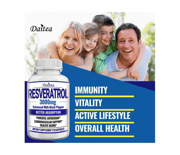 RESVERATROL Extracto puro 3.000 mg Daitea